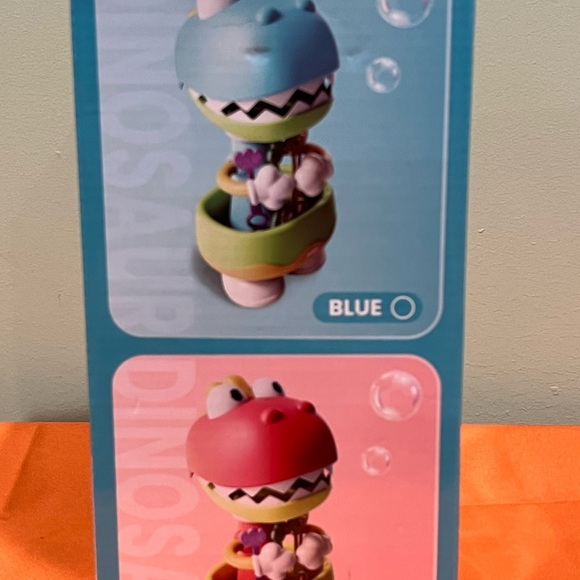 Interactive Dinosaur Bubble Maker Toy Blue - Picture 4 of 6